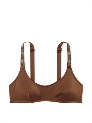 Işıltılı Askılı Scoop Bralet