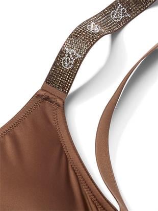 Işıltılı Askılı Scoop Bralet