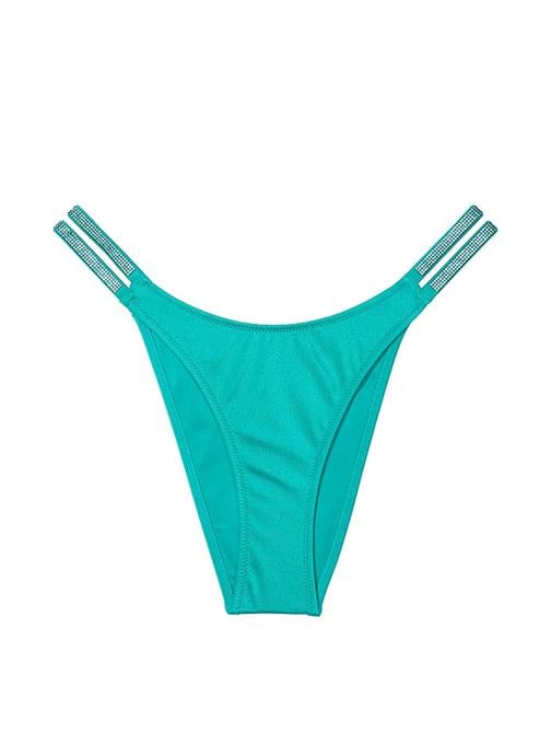 Işıltılı Çift Askılı Brazilian Bikini Altı
