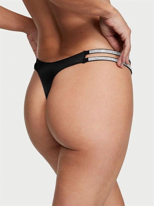 Işıltılı Çift Askılı Smooth Tanga