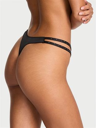 Işıltılı Çift Askılı Tanga