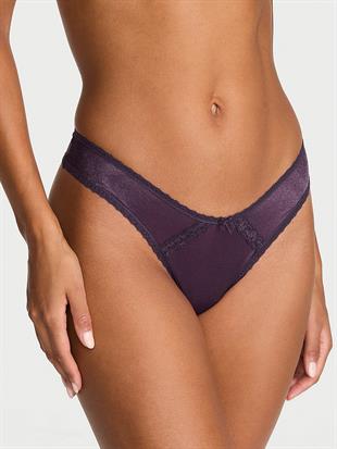 Işıltılı Dantelli Brazilian Külot