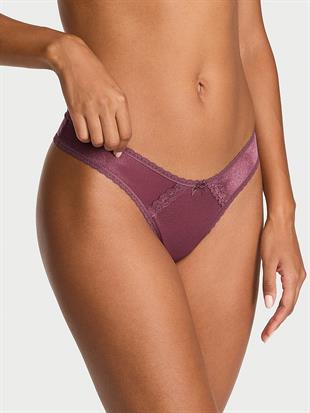 Işıltılı Dantelli Brazilian Külot