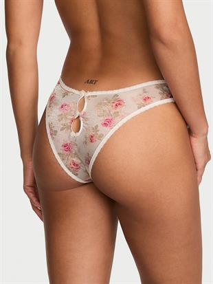 Işıltılı Dantelli Brazilian Külot