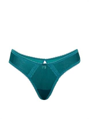 Işıltılı Dantelli Brazilian Külot