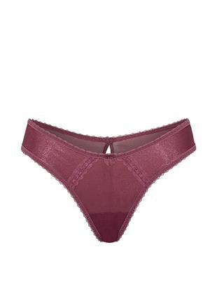 Işıltılı Dantelli Brazilian Külot