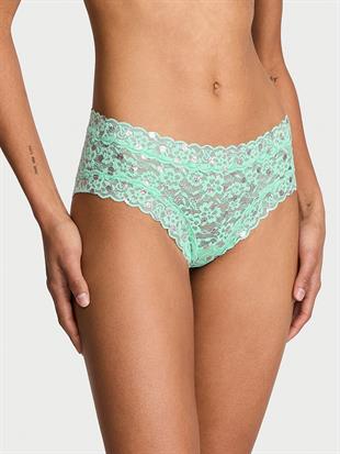 Işıltılı Dantelli Cheeky Külot