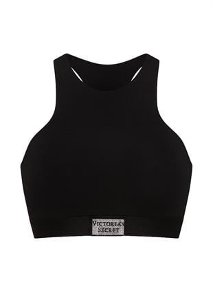 Işıltılı Detaylı Desteksiz Halter Yaka Bralet