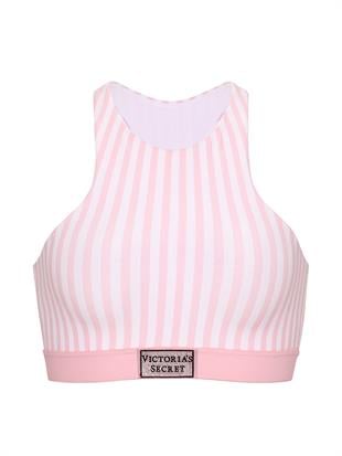 Işıltılı Detaylı Desteksiz Halter Yaka Bralet