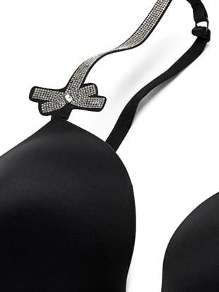 Işıltılı Fiyonk Detaylı Push-Up Sütyen