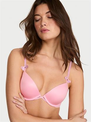 Işıltılı Fiyonk Detaylı Push-Up Sütyen