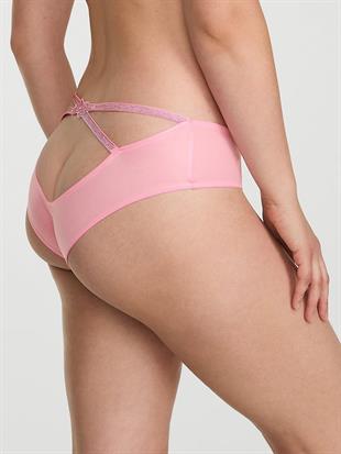 Işıltılı Fiyonklu Arkası Açık Cheeky Külot