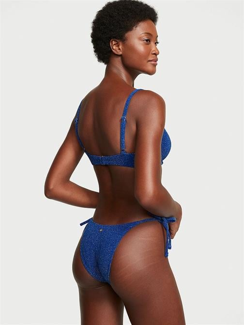 Işıltılı Icon Push-Up Bikini Üstü