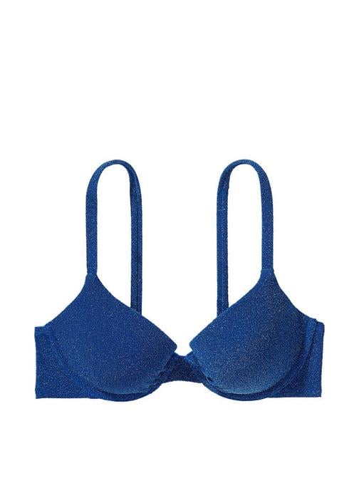 Işıltılı Icon Push-Up Bikini Üstü