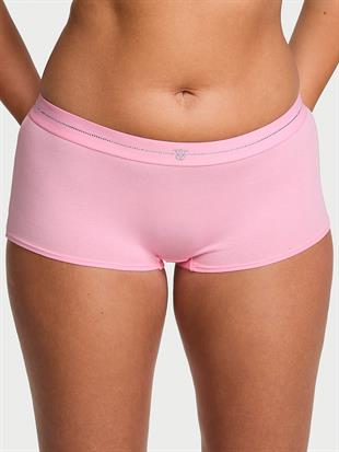 Işıltılı Logolu Boyshort Külot