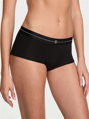 Işıltılı Logolu Boyshort Külot