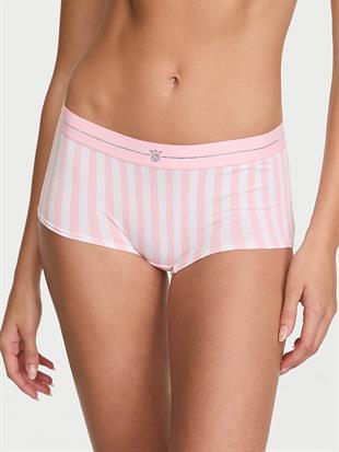 Işıltılı Logolu Boyshort Külot