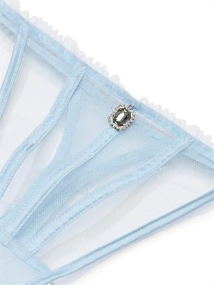 Işıltılı Tül Tanga