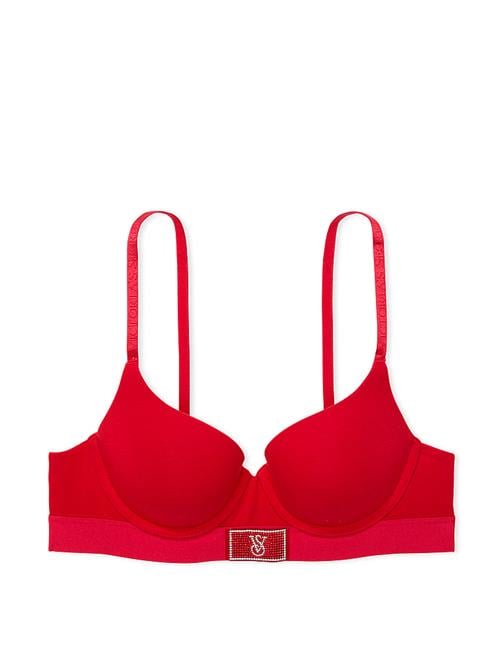 Işıltılı Logo Detaylı Push-Up Perfect Shape Sütyen