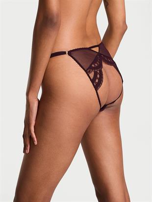 İşlemeli Ayarlanabilir Askılı Bikini Külotu