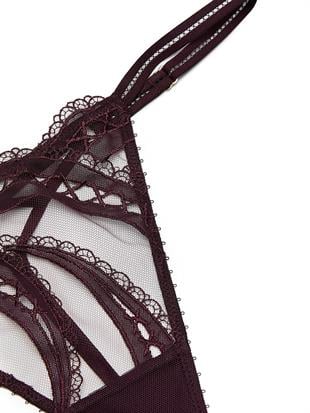 İşlemeli Ayarlanabilir V-String Külot