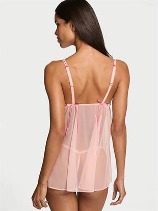 İşlemeli Babydoll Takımı
