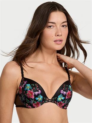 İşlemeli Push-Up Sütyen