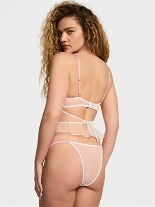 İşlemeli Volanlı Büstiyer