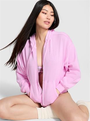 Ivy Kampüs Fermuarlı Kapüşonlu Üst