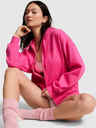 Ivy Kampüs Fermuarlı Kapüşonlu Üst