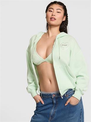 Ivy Kampüs Fermuarlı Kapüşonlu Üst