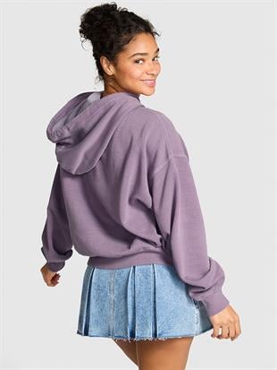 Ivy Kampüs Fermuarlı Kapüşonlu Üst