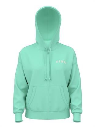 Ivy Kampüs Fermuarlı Kapüşonlu Üst