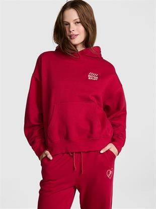 Ivy Kampüs Polar Kapüşonlu Sweatshirt