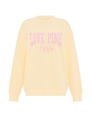 Ivy Oversize Bisiklet Yaka Sweatshirt