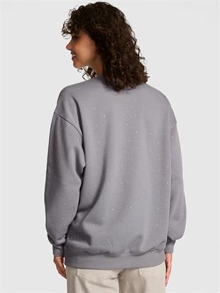Ivy Oversize Bisiklet Yaka Sweatshirt