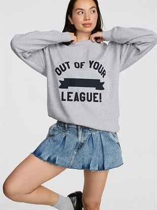 Ivy Oversize Bisiklet Yaka Sweatshirt