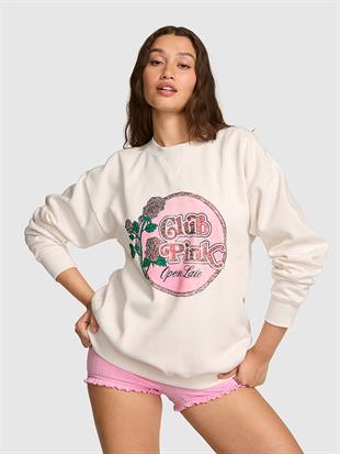 Ivy Oversize Bisiklet Yaka Sweatshirt