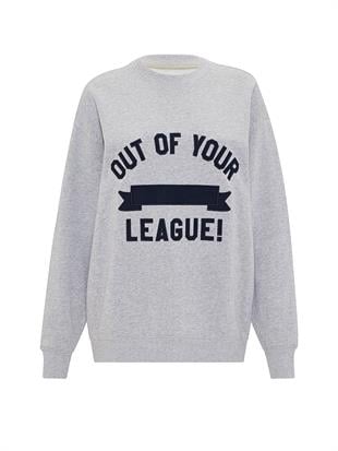 Ivy Oversize Bisiklet Yaka Sweatshirt