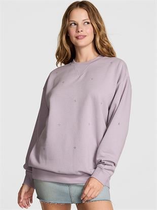 Ivy Oversize Bisiklet Yaka Sweatshirt