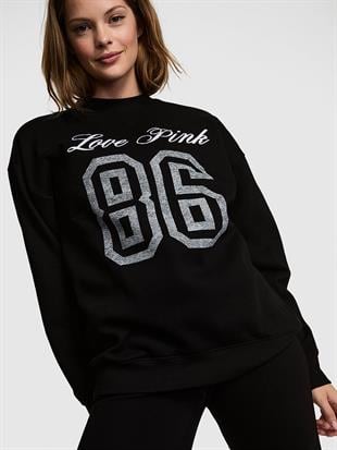 Ivy Oversize Bisiklet Yaka Sweatshirt
