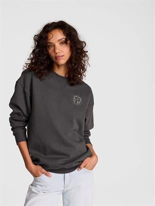 Ivy Oversize Bisiklet Yaka Sweatshirt