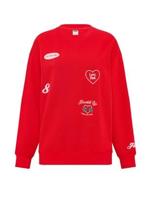 Ivy Oversize Bisiklet Yaka Sweatshirt