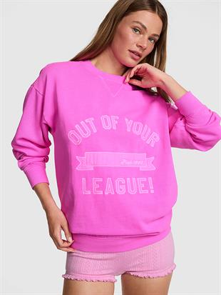 Ivy Oversize Bisiklet Yaka Sweatshirt