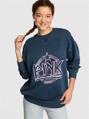 Ivy Oversize Bisiklet Yaka Sweatshirt