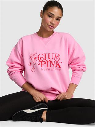 Ivy Oversize Bisiklet Yaka Sweatshirt