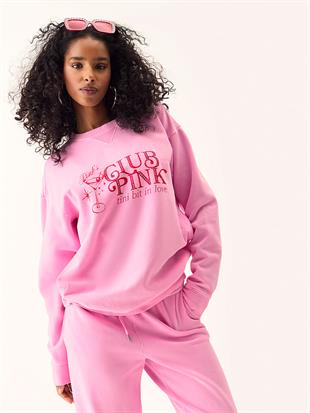 Ivy Oversize Bisiklet Yaka Sweatshirt