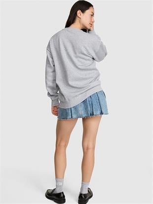 Ivy Oversize Bisiklet Yaka Sweatshirt