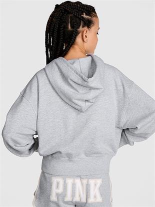 Ivy Terry Dar Kesim Fermuarlı Sweatshirt