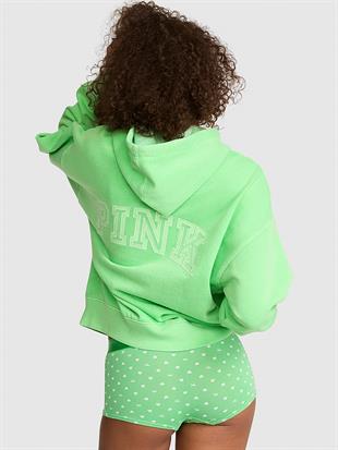Ivy Yarım Fermuarlı Kapüşonlu Sweatshirt